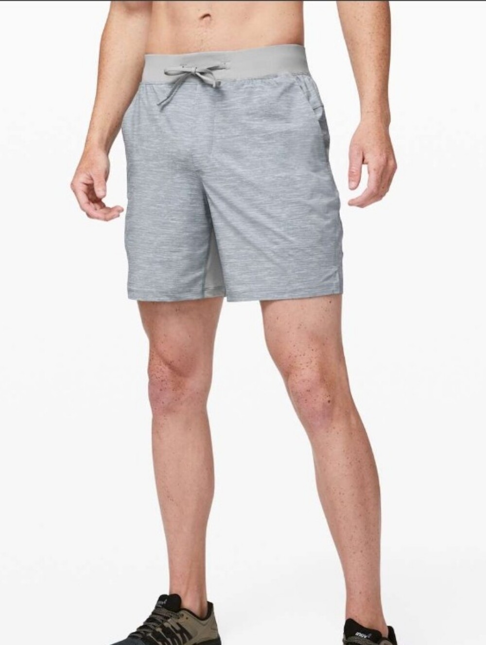 lululemon athletica T.H.E. Linerless Shorts - Sea Salt Heather (7")